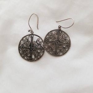 Earrings (missing filigree)